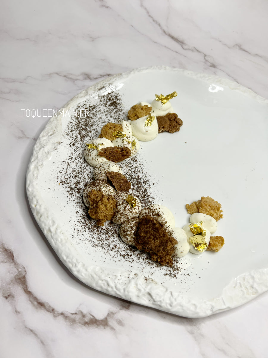 DESSERT CRUMBLE FLEUR DE SEL & VANILLE toqueenmain