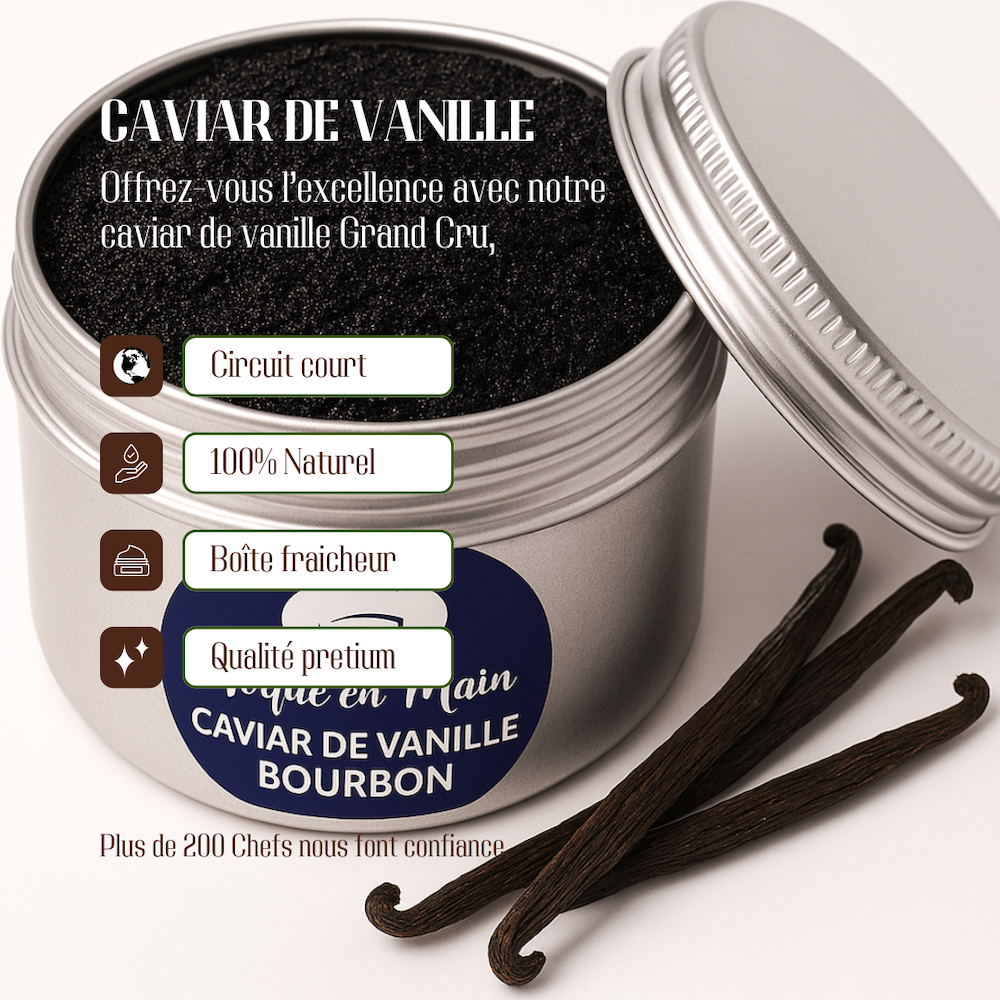 CAVIAR DE VANILLE BOURBON DE MADAGASCAR