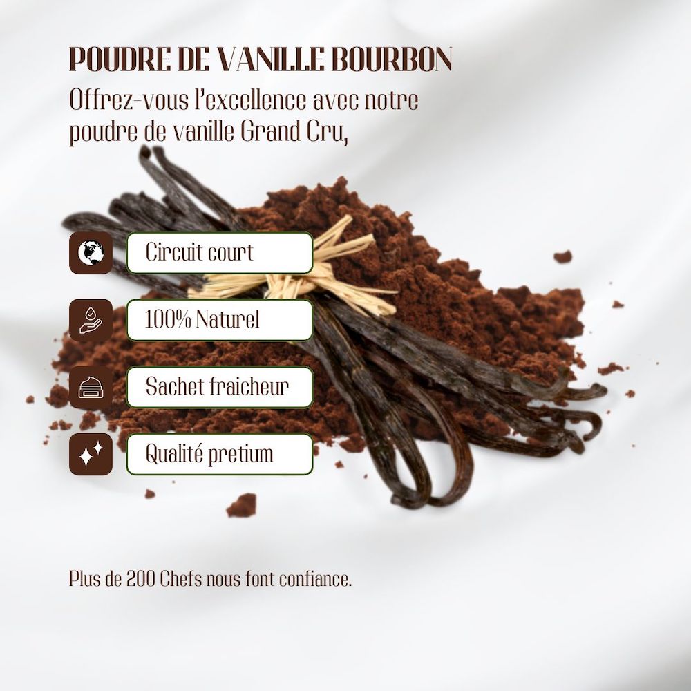 POUDRE DE VANILLE BOURBON DE MADAGASCAR